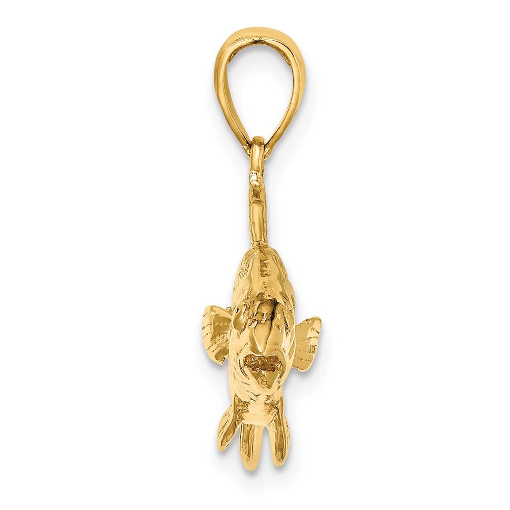 10K 3-D Red Fish Charm (10K7968)