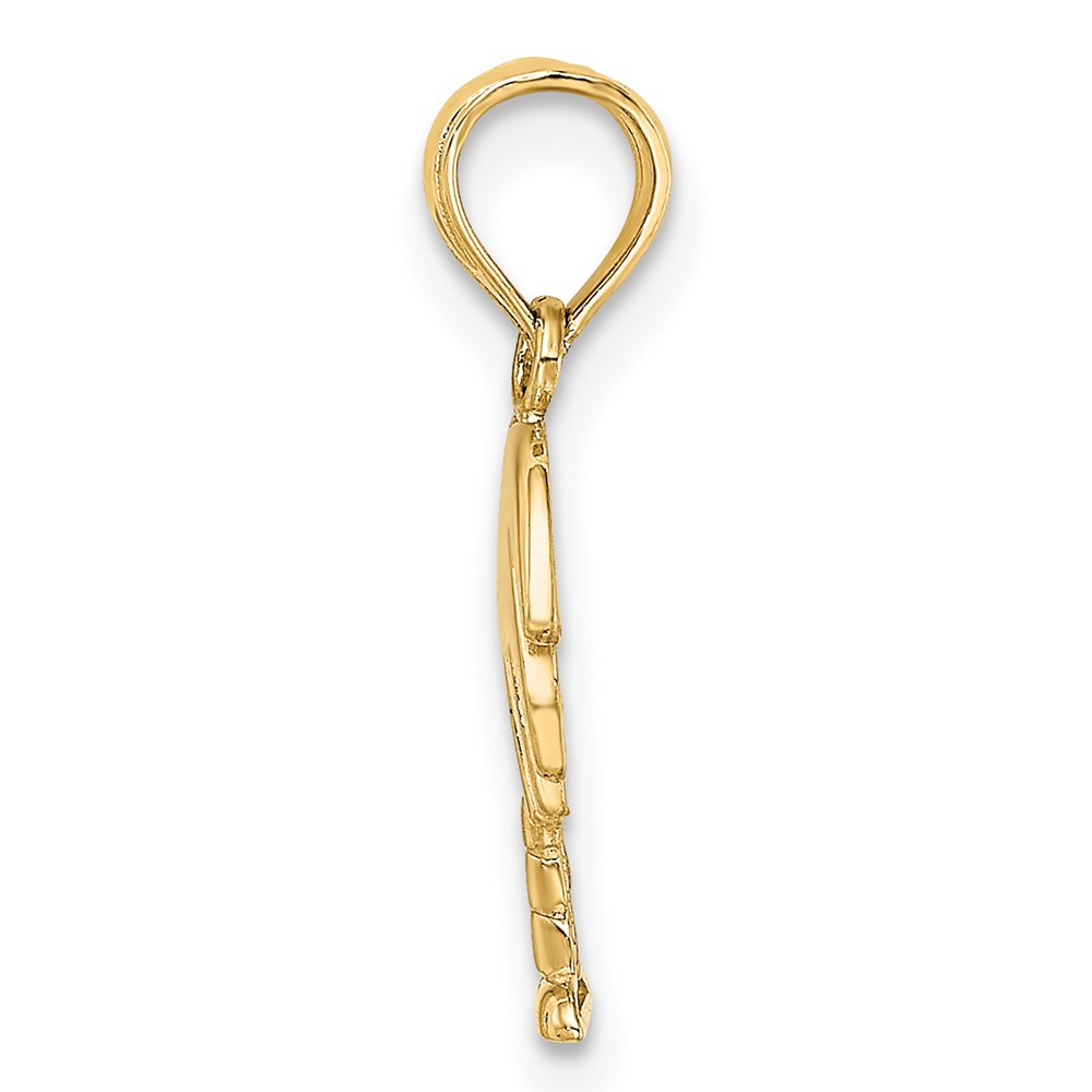 10K Charleston Palm Tree Charm (10K7991)