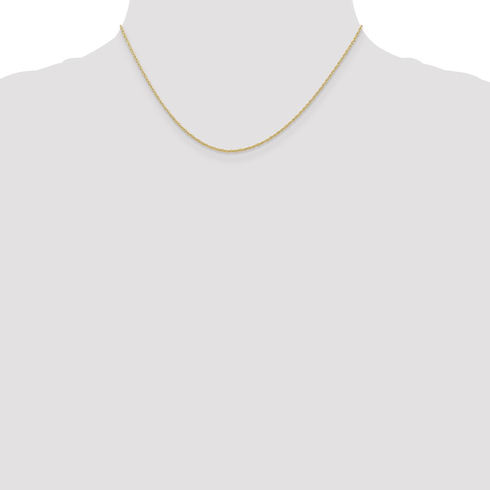 10k .7mm Carded Cable Rope Chain (10K7RY-16)