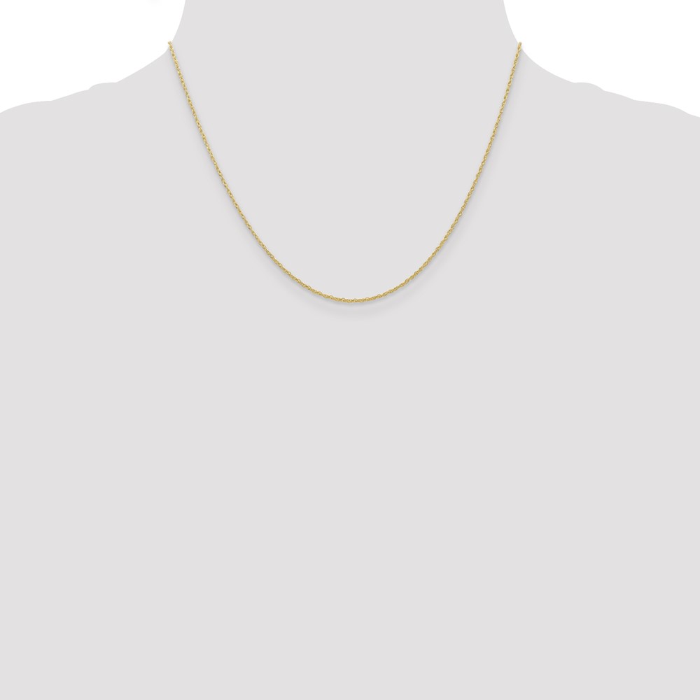 10k .7mm Carded Cable Rope Chain (10K7RY-18)