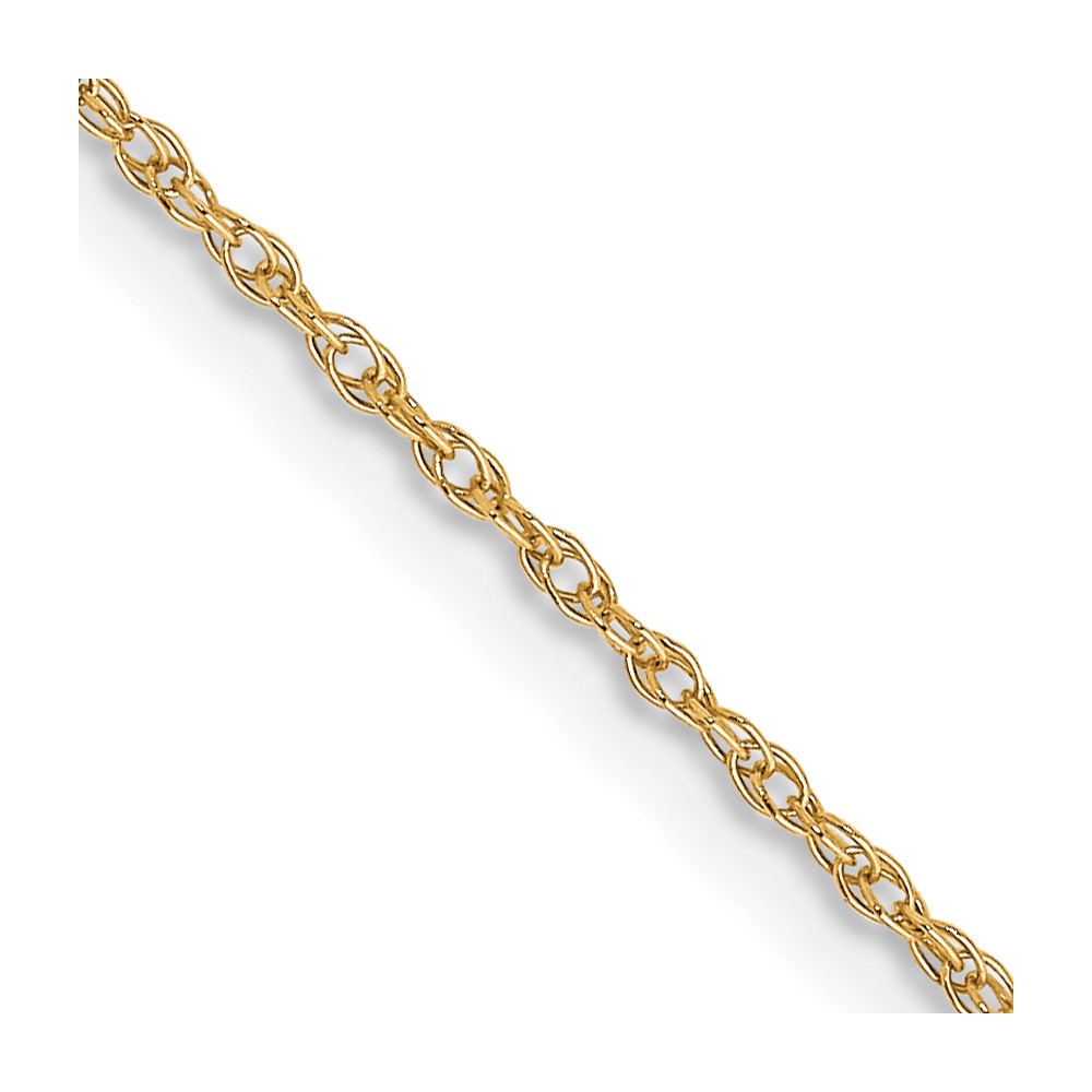 10k .7mm Carded Cable Rope Chain (10K7RY-16)