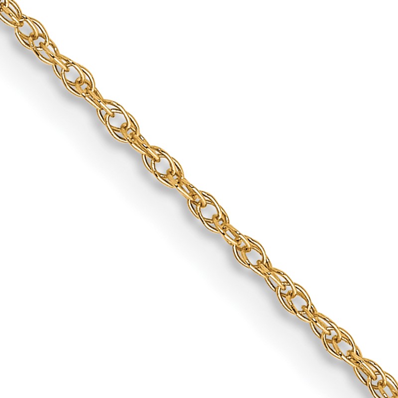 10k .7mm Carded Cable Rope Chain
