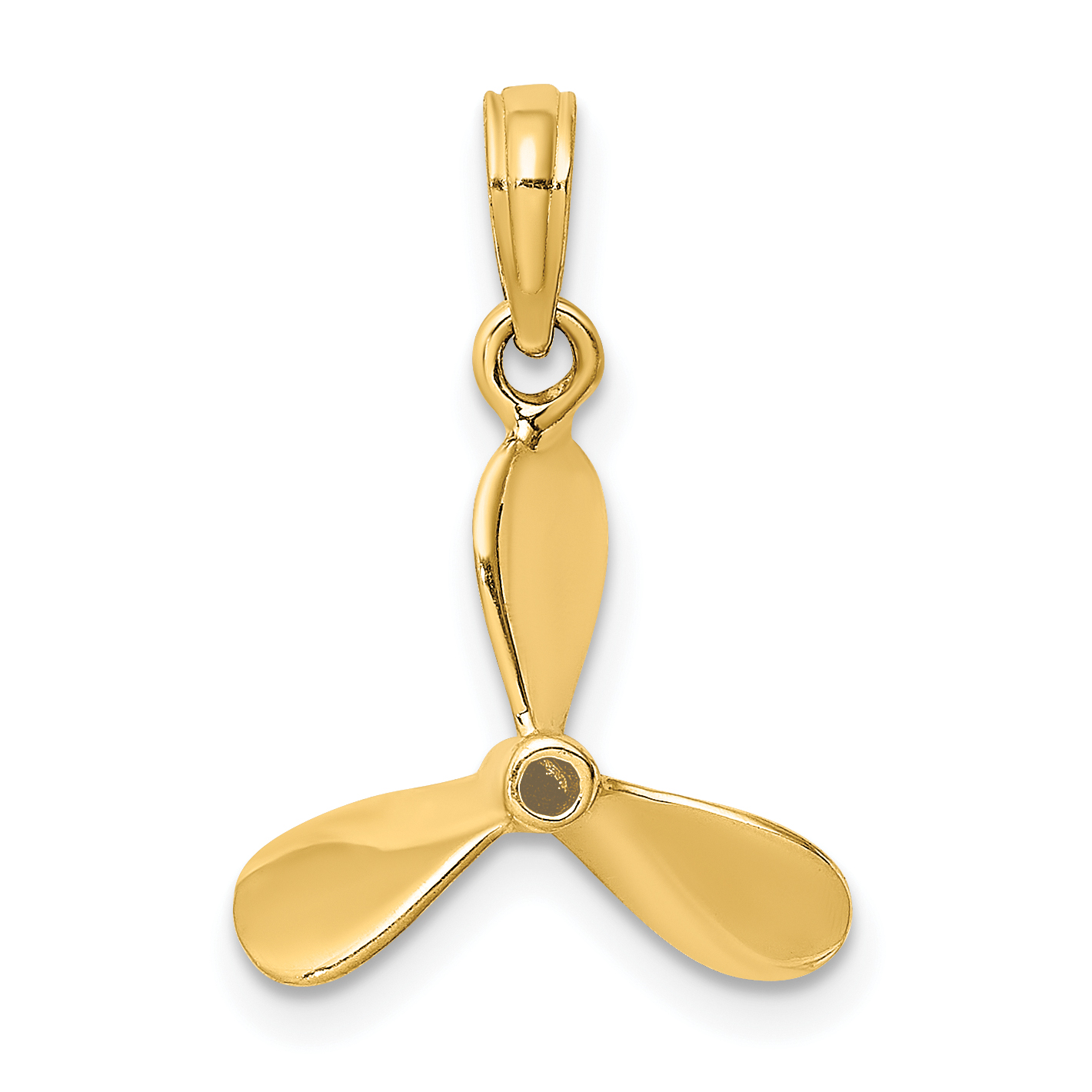 10K 3-D w/ 3 Blades Propeller Charm (10K8064)