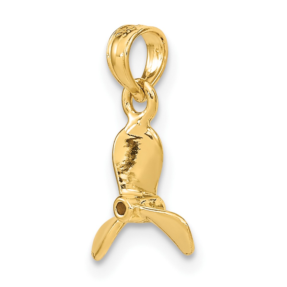 10K 3-D w/ 3 Blades Propeller Charm (10K8065)