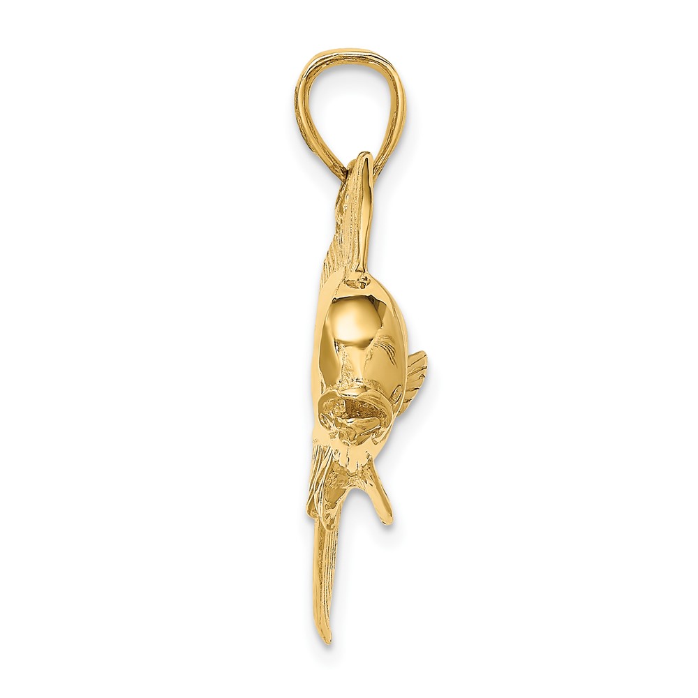 10K 2-D Male Dorado (Mahi-Mahi) Charm (10K8119)