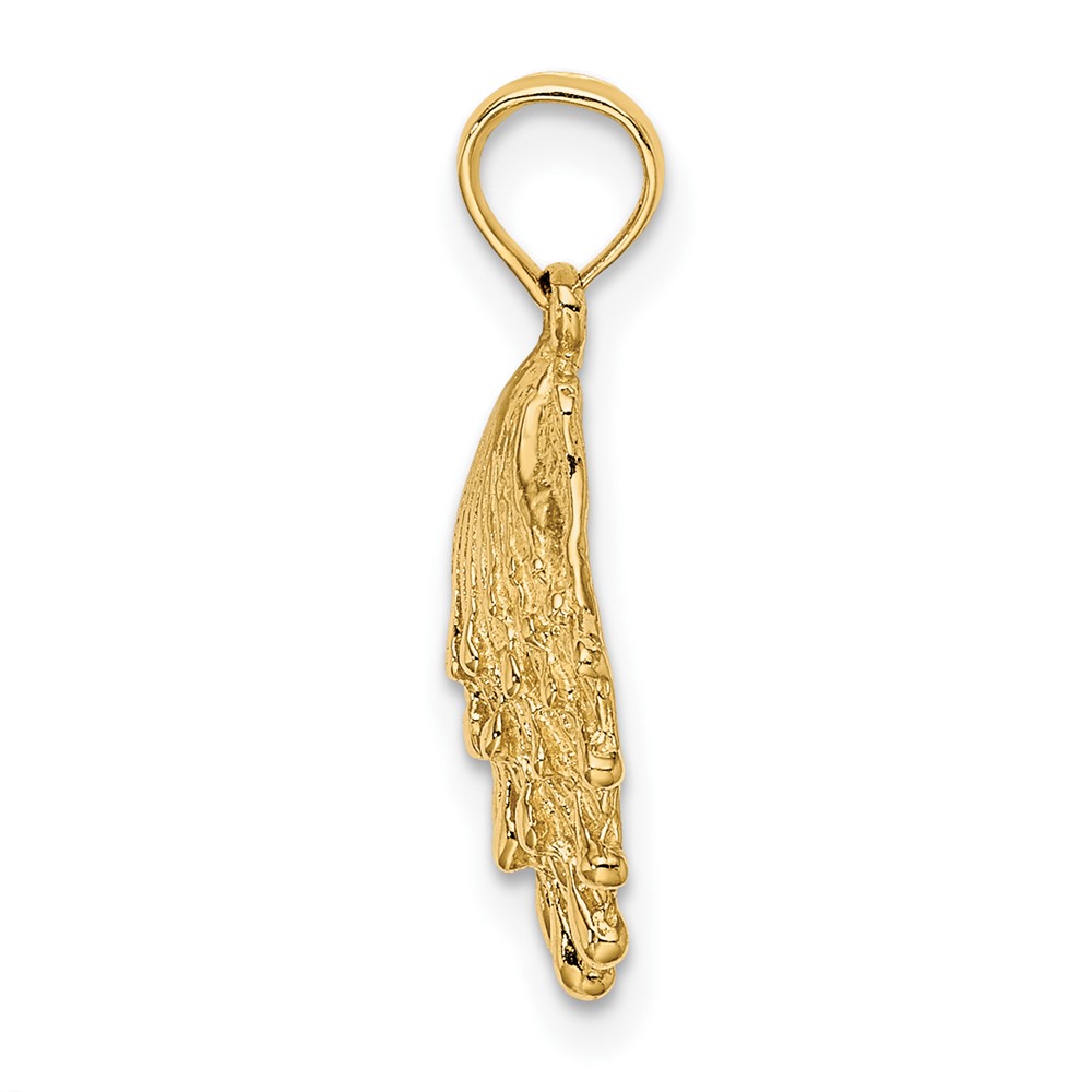 10K Lion's Paw Shell Charm (10K8126)