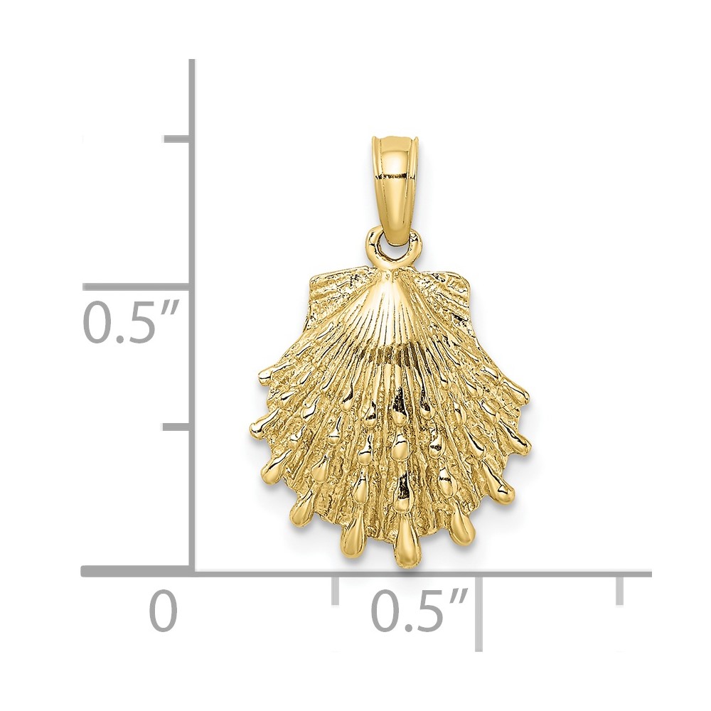 10K Lion's Paw Shell Charm (10K8126)