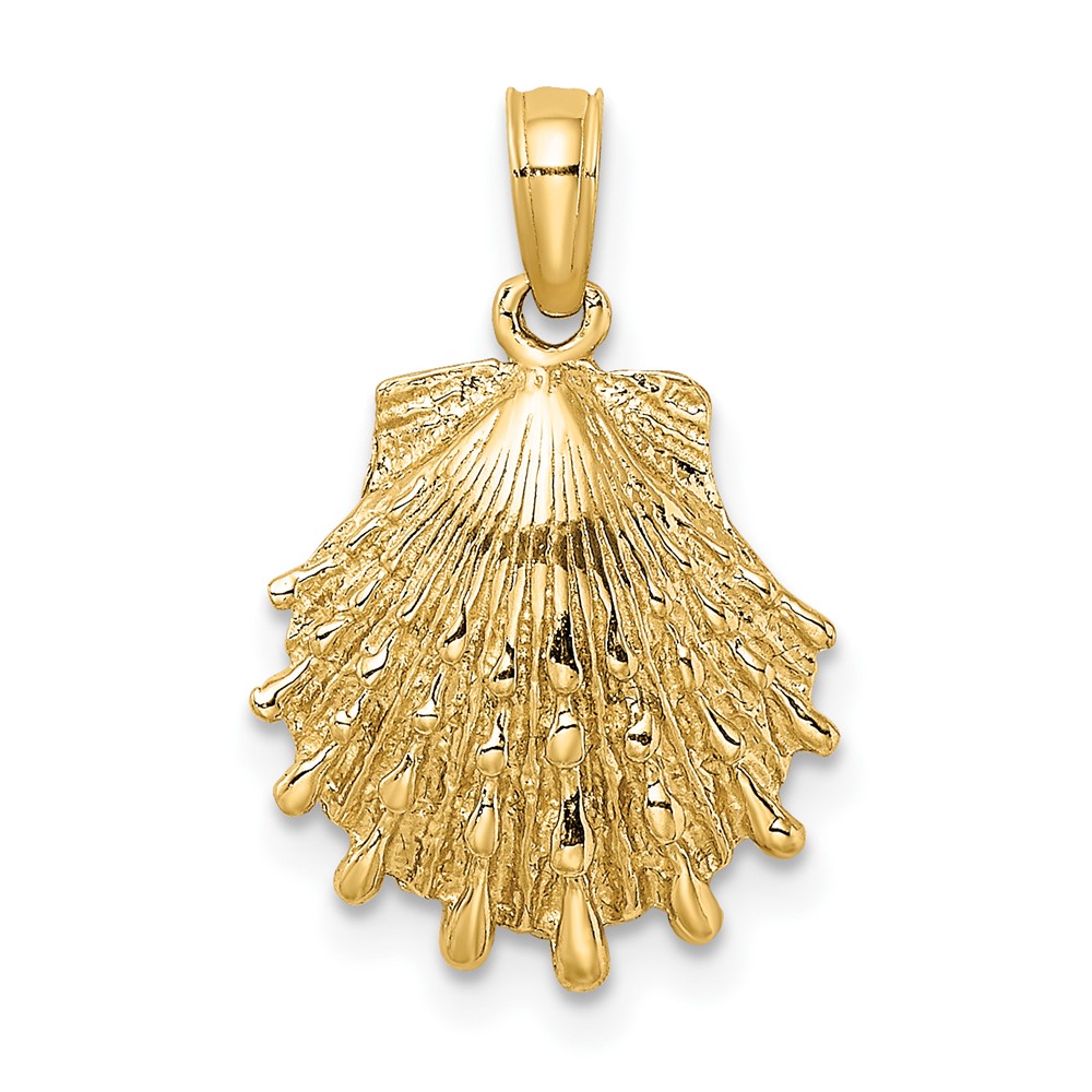 10K Lion's Paw Shell Charm (10K8126)