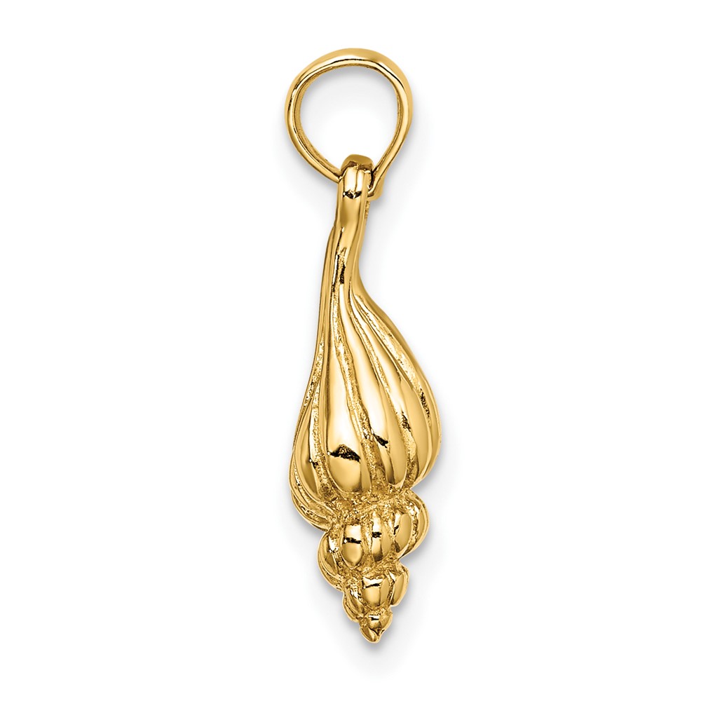 10K 3-D Mini Precious Wentletrap Shell Charm (10K8161)