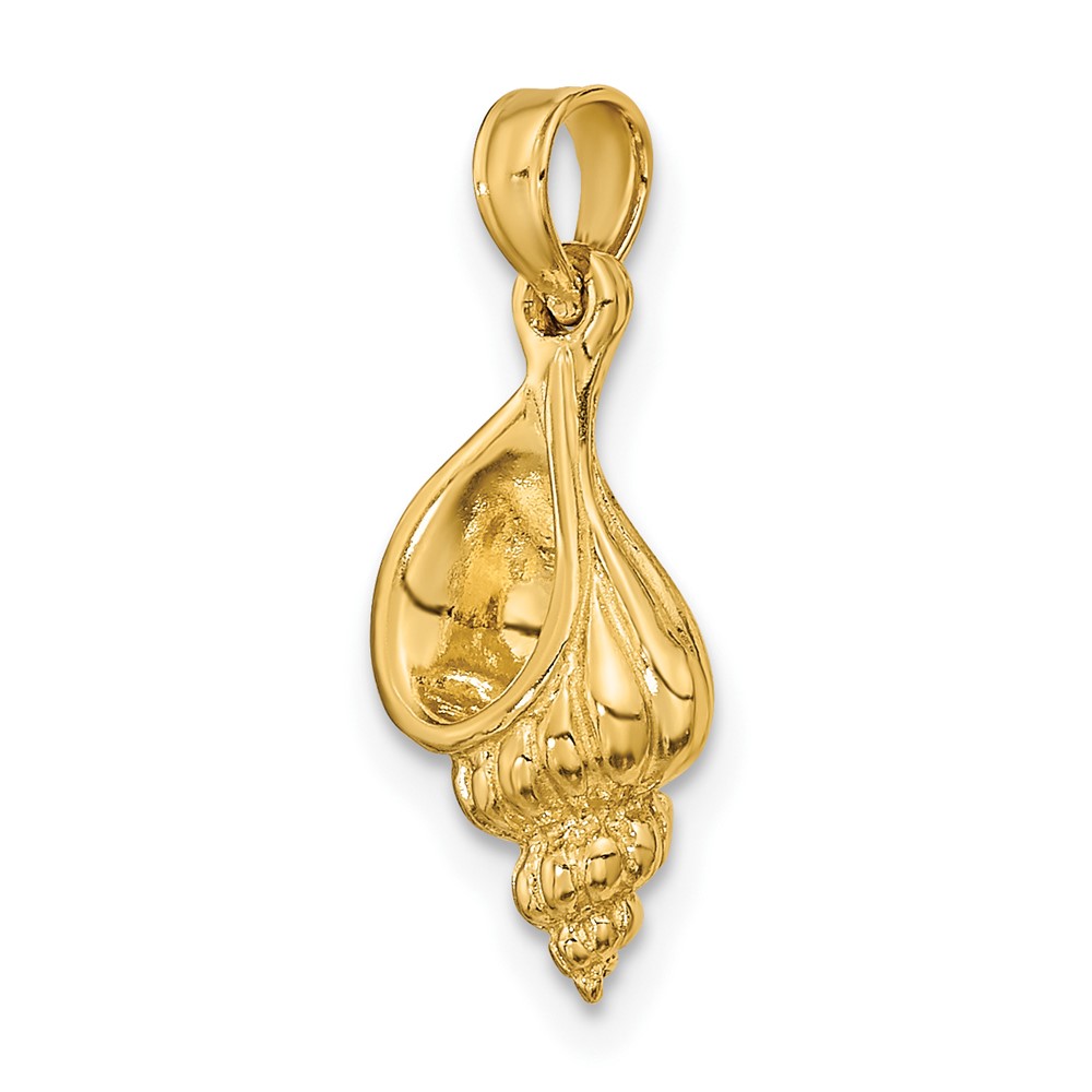 10K 3-D Mini Precious Wentletrap Shell Charm (10K8161)