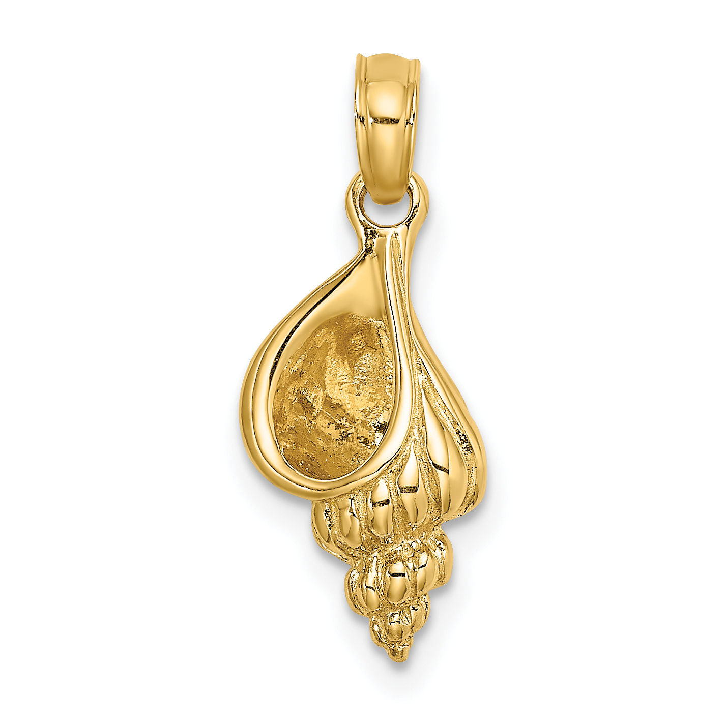 10K 3-D Mini Precious Wentletrap Shell Charm (10K8161)
