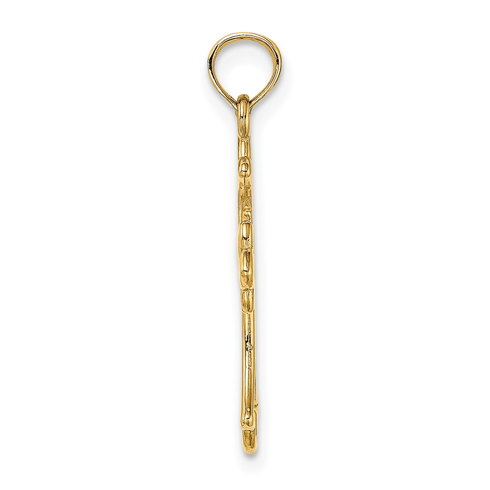10K Cut-Out Dove Center Cross Charm (10K8399)