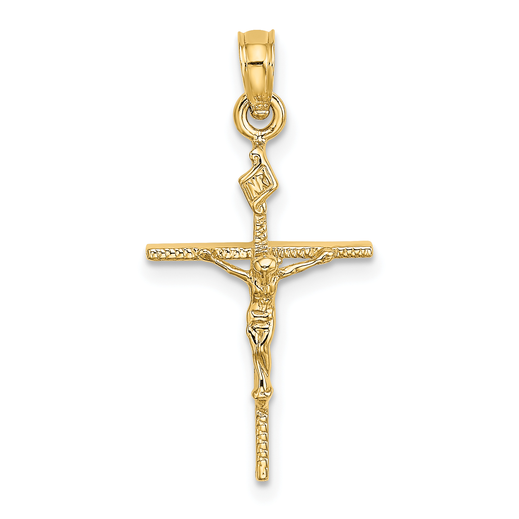 10K INRI Crucifix Charm (10K8463)