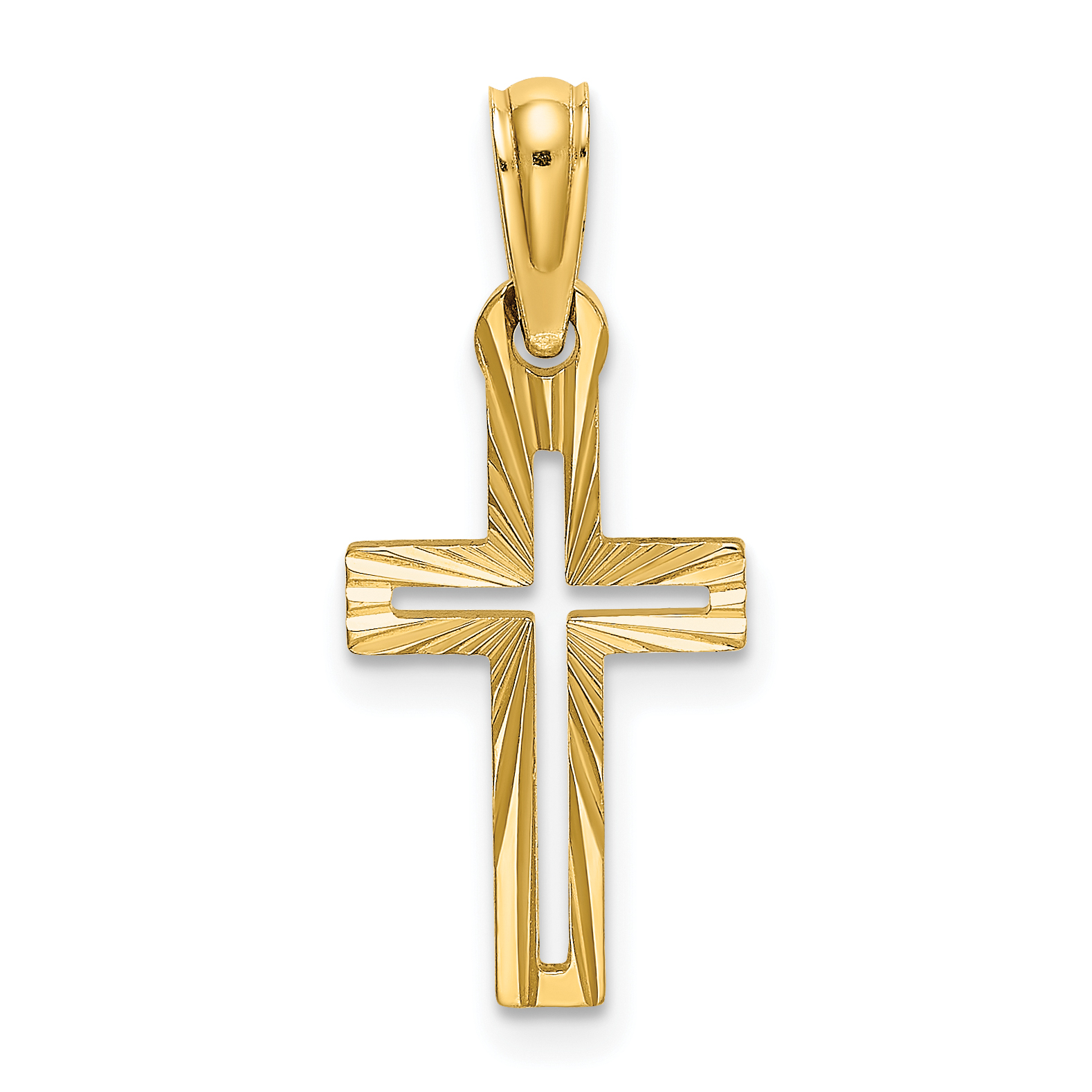 10K D/C Cross Charm (10K8499)