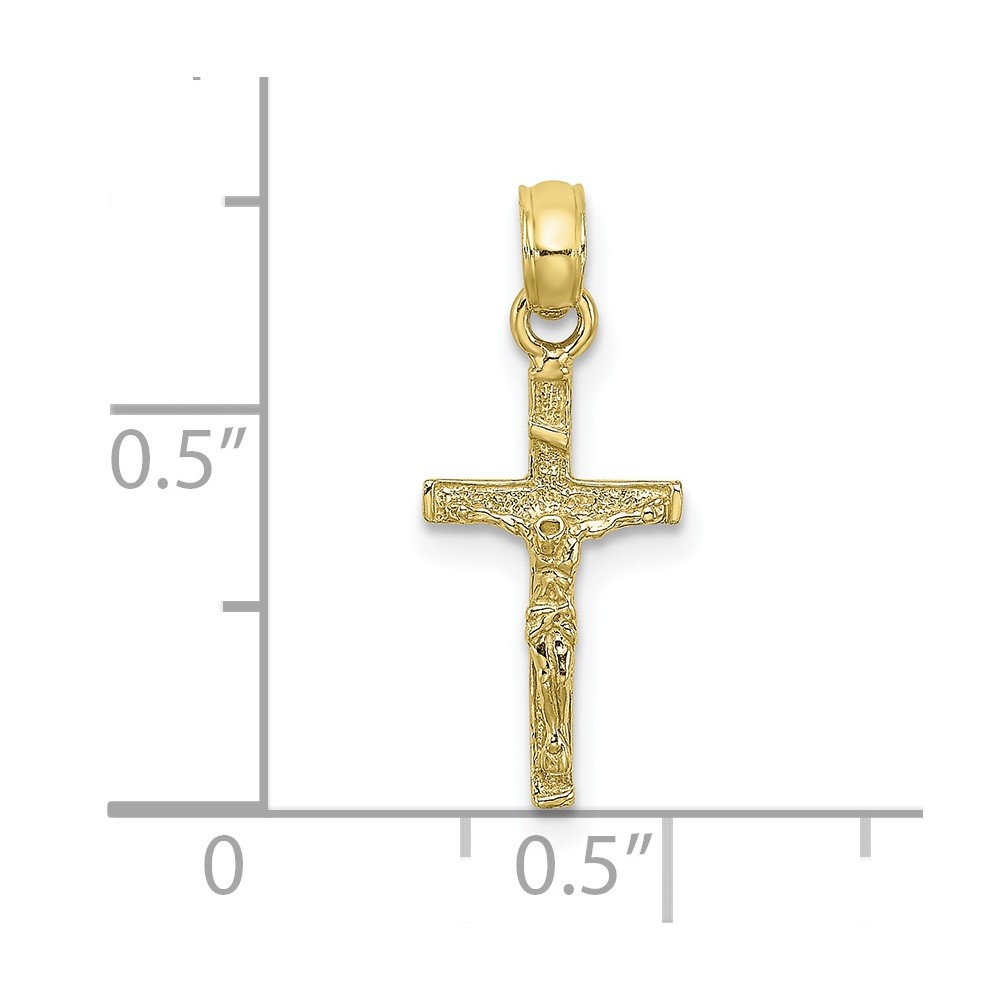 10K Mini Crucifix Charm (10K8500)