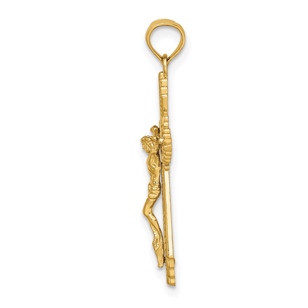 10K D/C Crucifix Charm (10K8573)