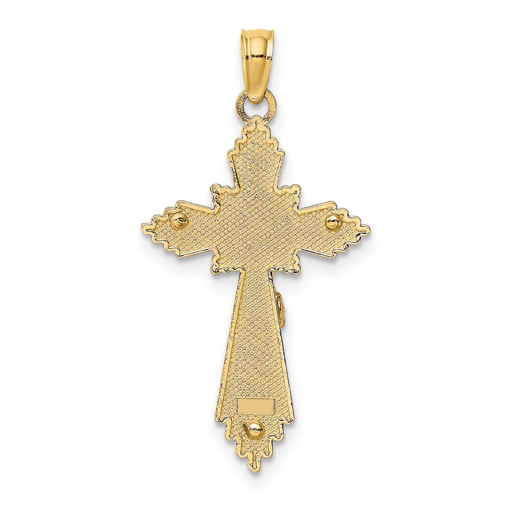 10K D/C Crucifix Charm (10K8573)