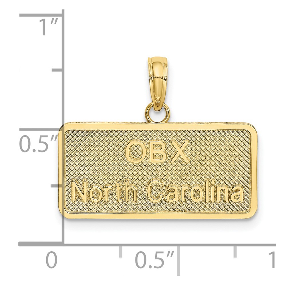 10K OBX NORTH CAROLINA License Plate Charm (10K8644)