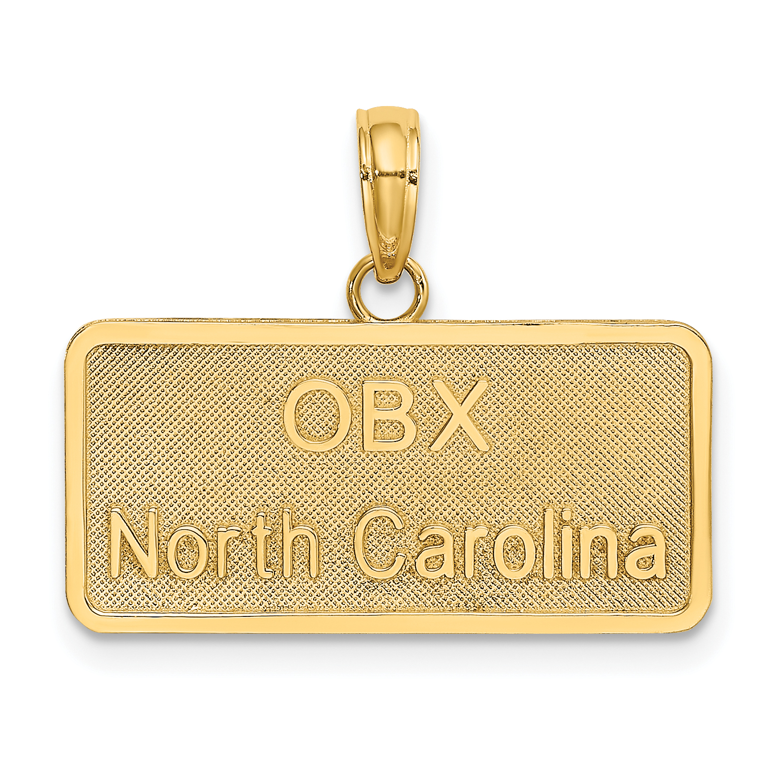 10K OBX NORTH CAROLINA License Plate Charm (10K8644)