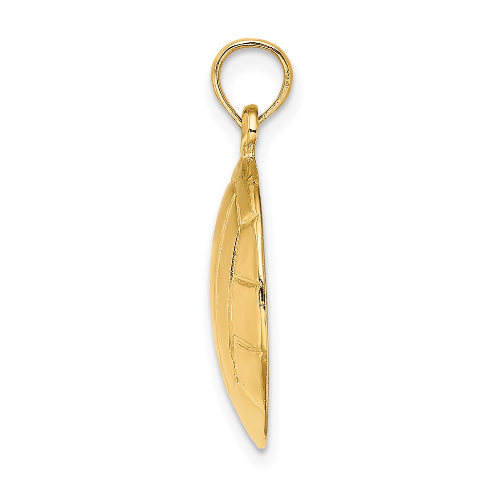 10K Polished VolleyBall Charm (10K8770)