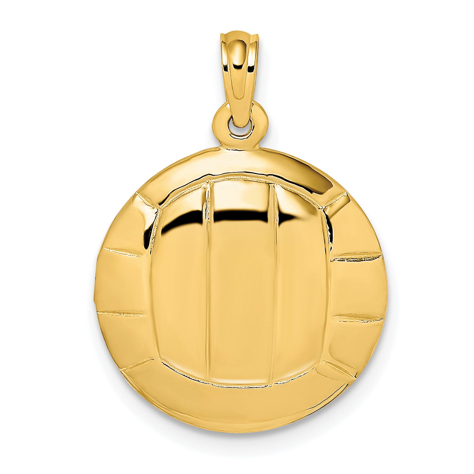 10K Polished VolleyBall Charm (10K8770)
