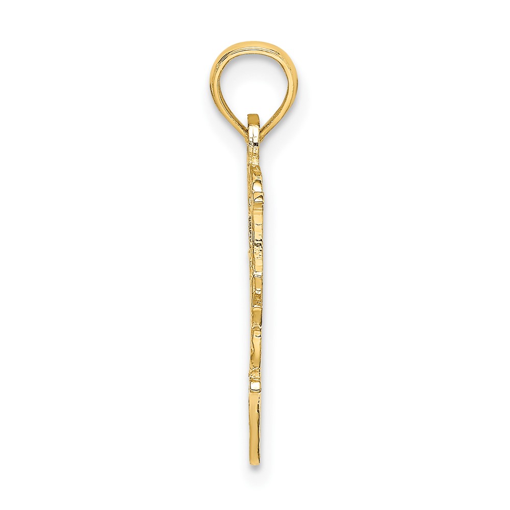 10K #1 NANA  in Heart Charm (10K8804)