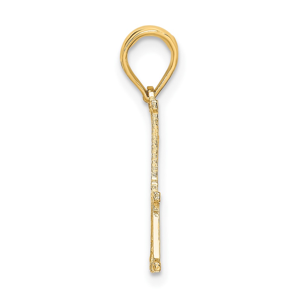 10K #1 PAPA  Cut-out Charm (10K8825)