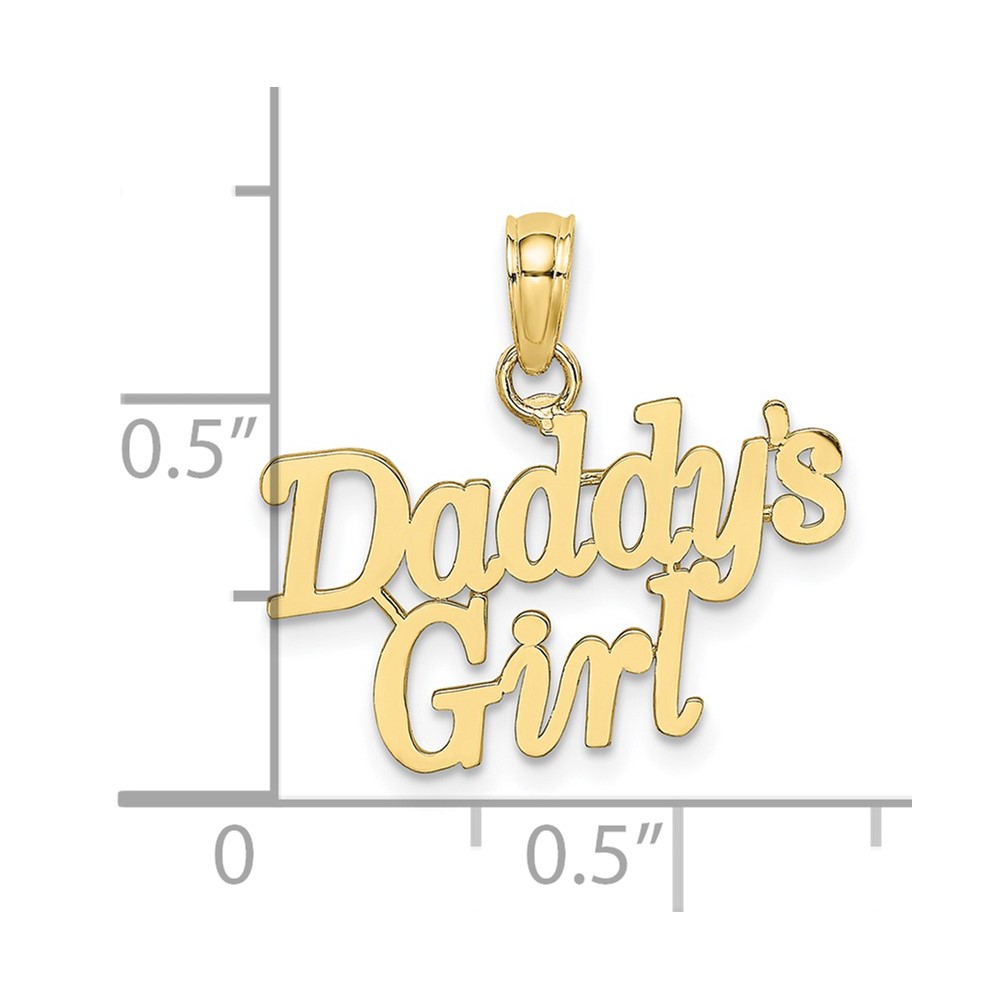 10K DADDYS GIRL Charm (10K8841)