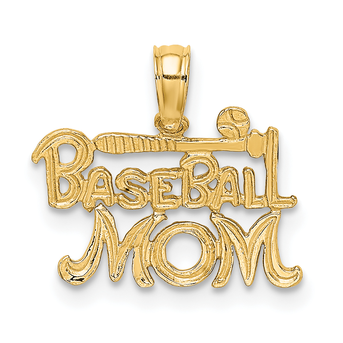10K BASEBALL MOM Charm (10K8903)