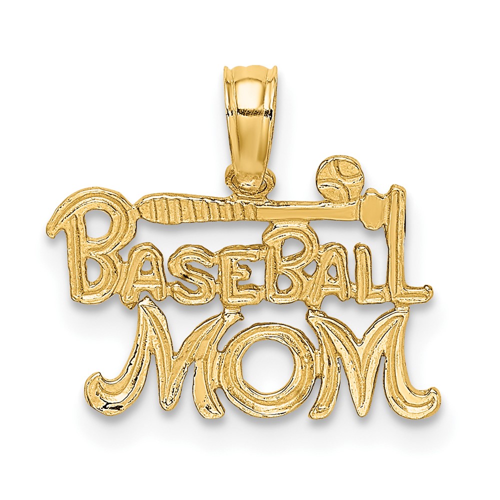10K BASEBALL MOM Charm (10K8903)