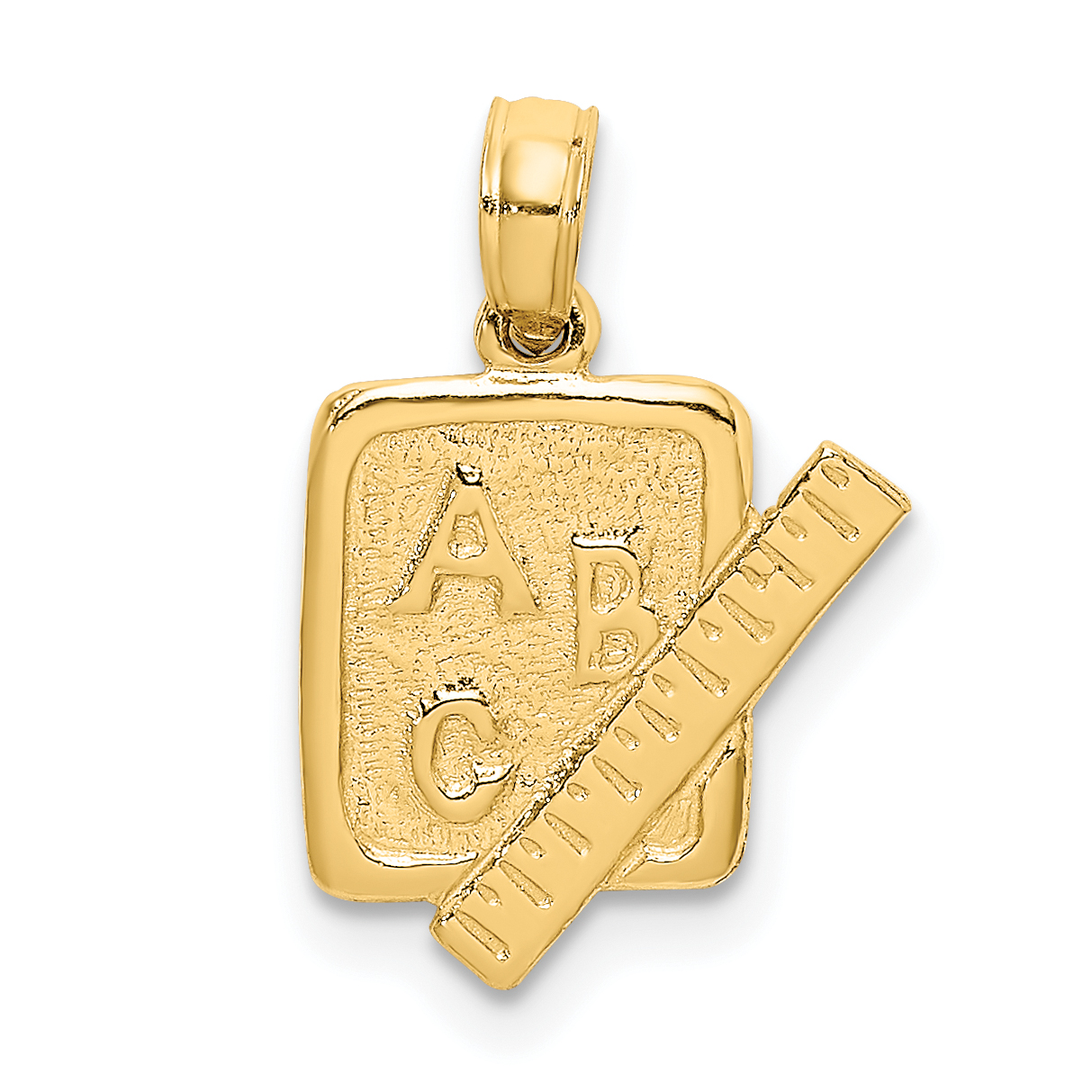 10K School Book and Ruler Charm (10K8937)