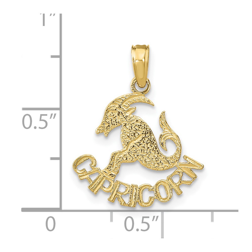 10K CAPRICORN Zodiac Charm (10K8943)