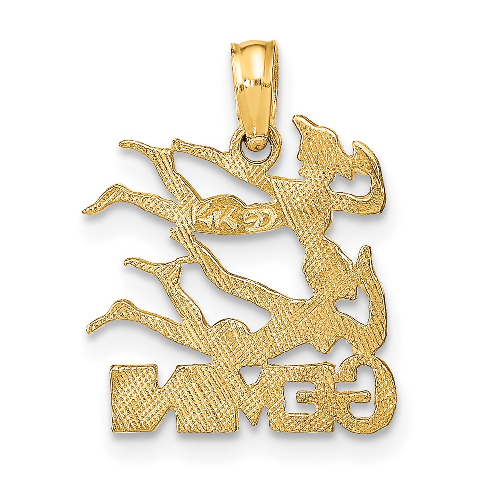10K GEMINI Zodiac Charm (10K8948)