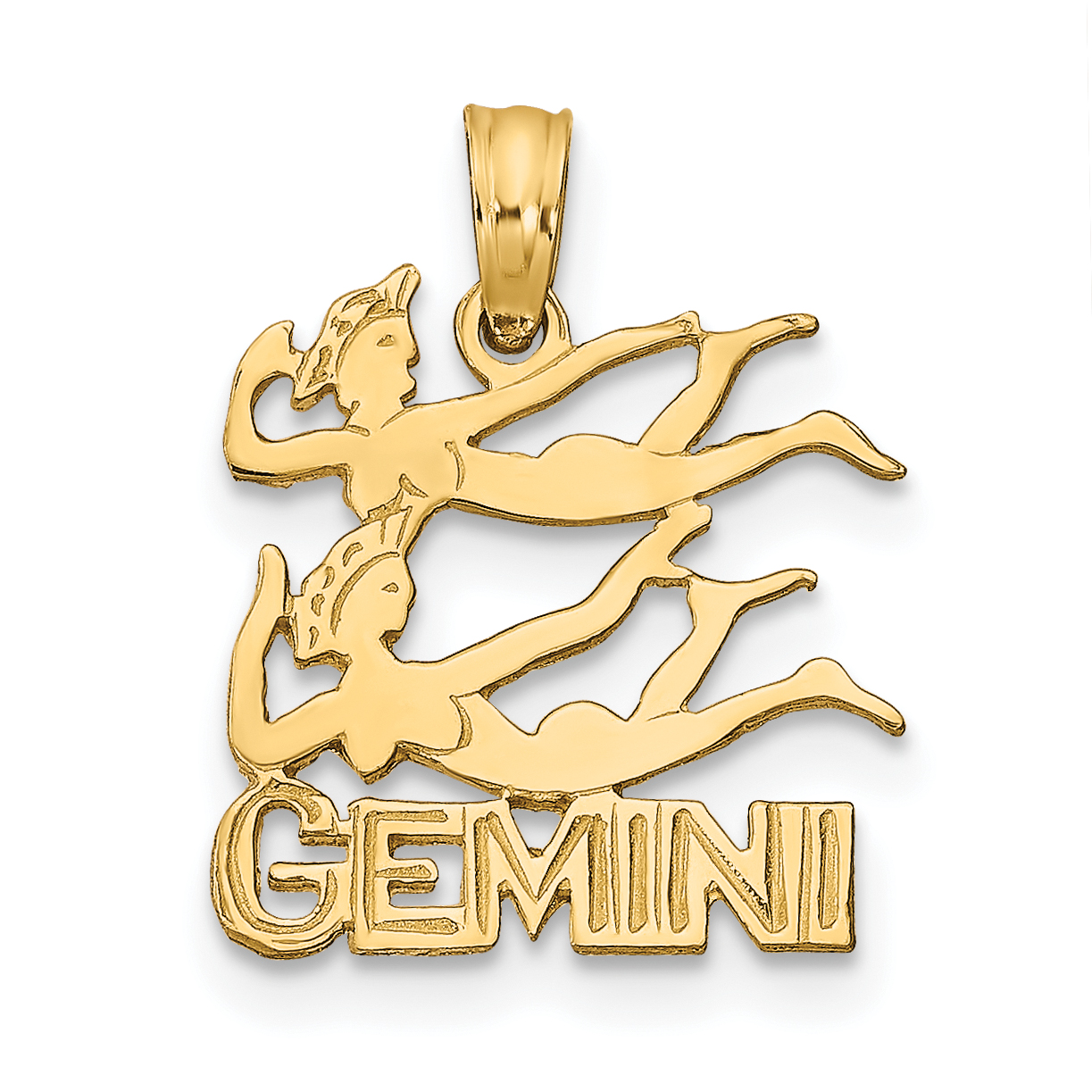 10K GEMINI Zodiac Charm (10K8948)