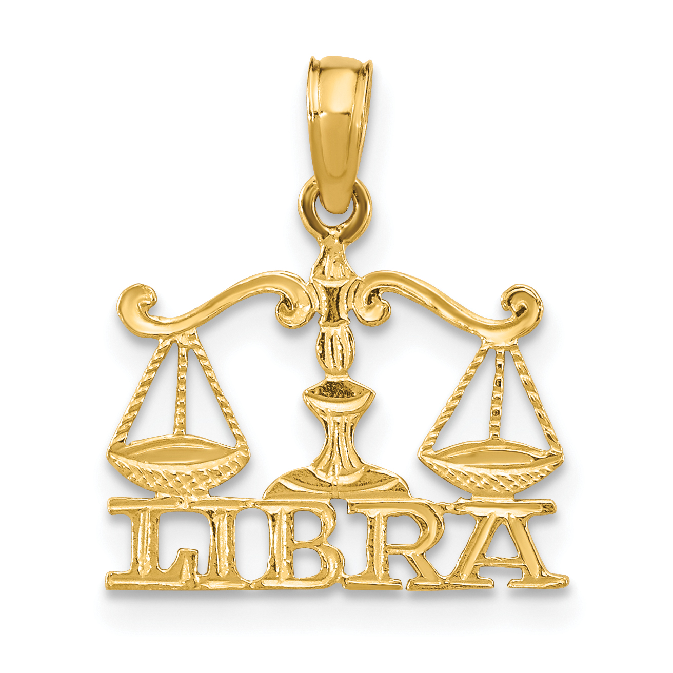 10K LIBRA Zodiac Charm (10K8952)