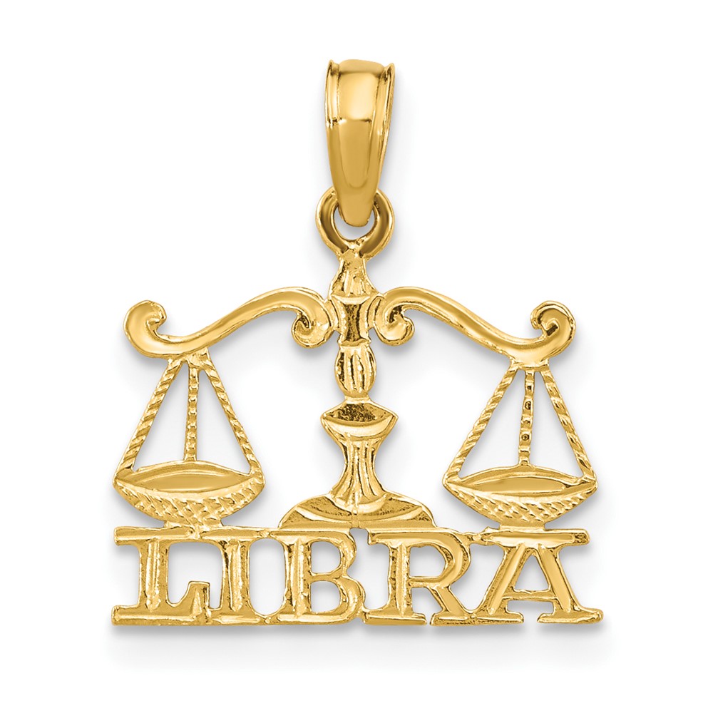 10K LIBRA Zodiac Charm (10K8952)