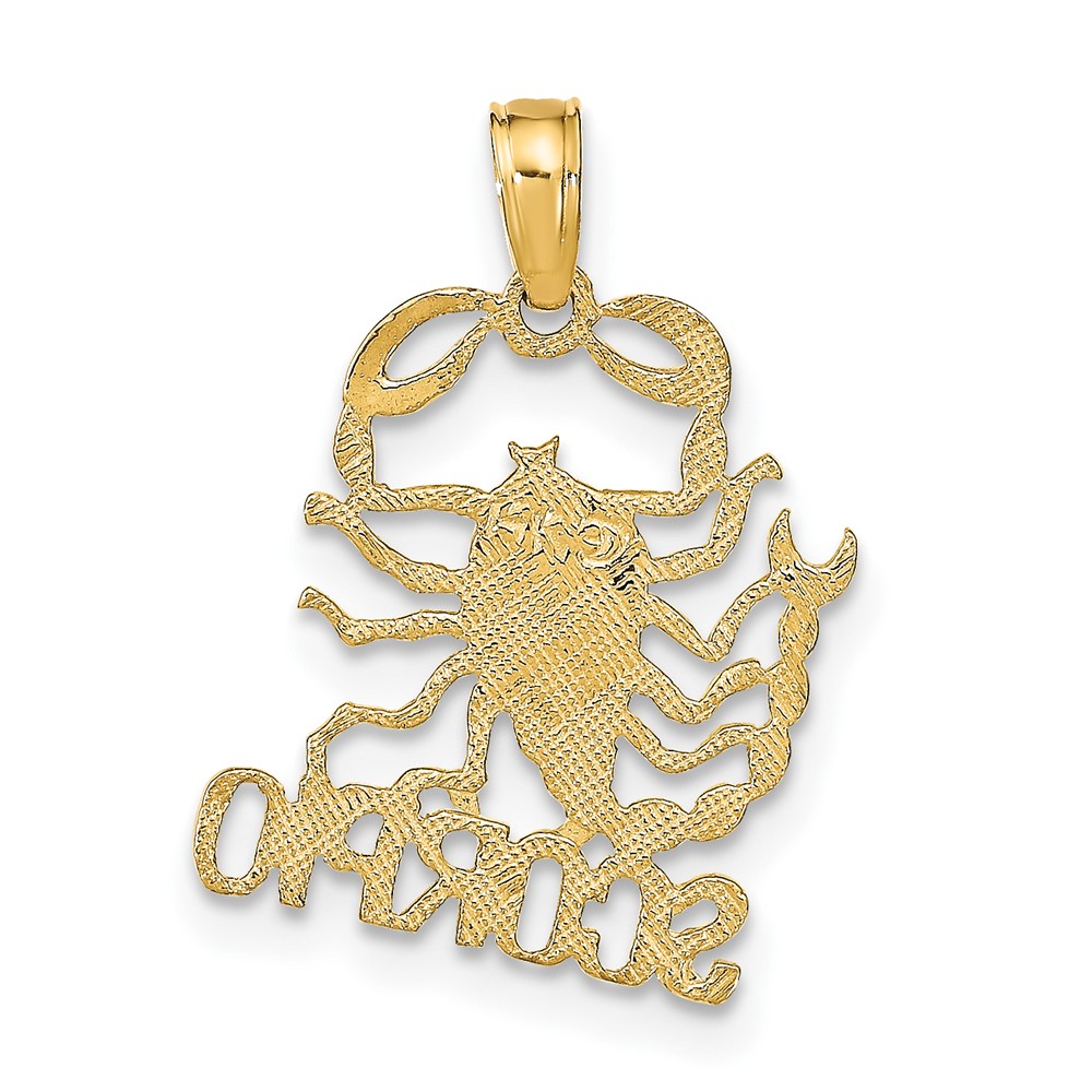 10K SCORPIO Zodiac Charm (10K8953)