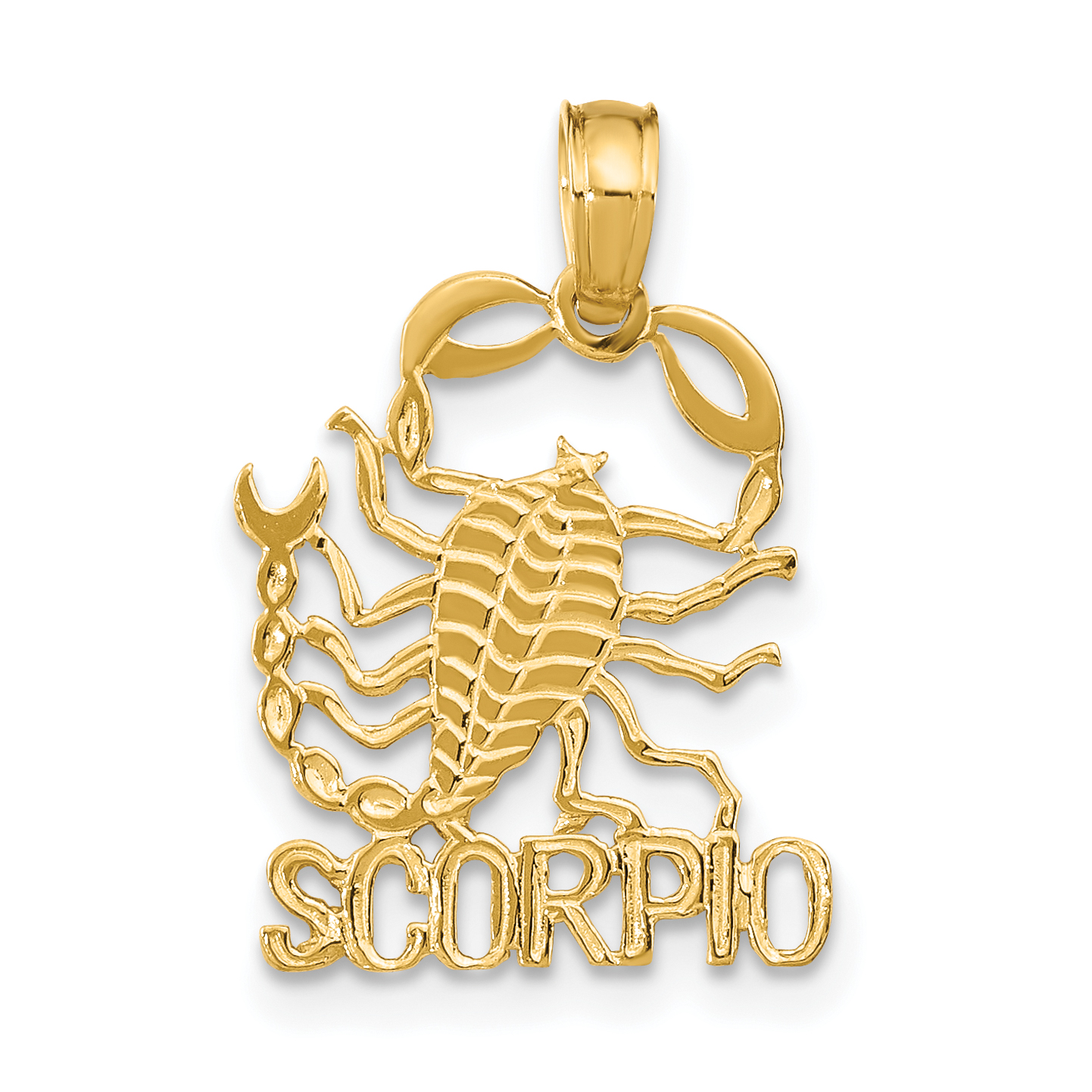 10K SCORPIO Zodiac Charm (10K8953)