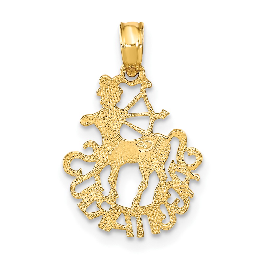 10K SAGITTARIUS Zodiac Charm (10K8954)