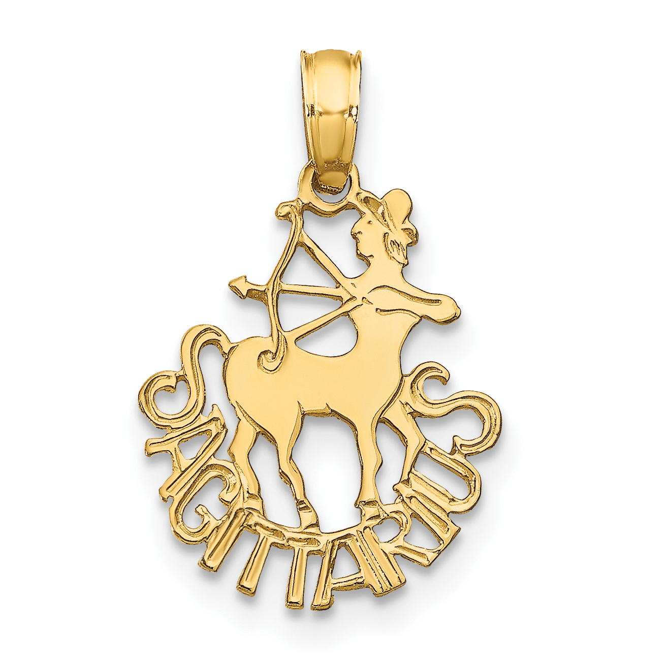 10K SAGITTARIUS Zodiac Charm (10K8954)