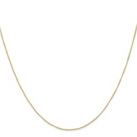 10K.5mm Yellow Gold Carded Curb Chain view 2