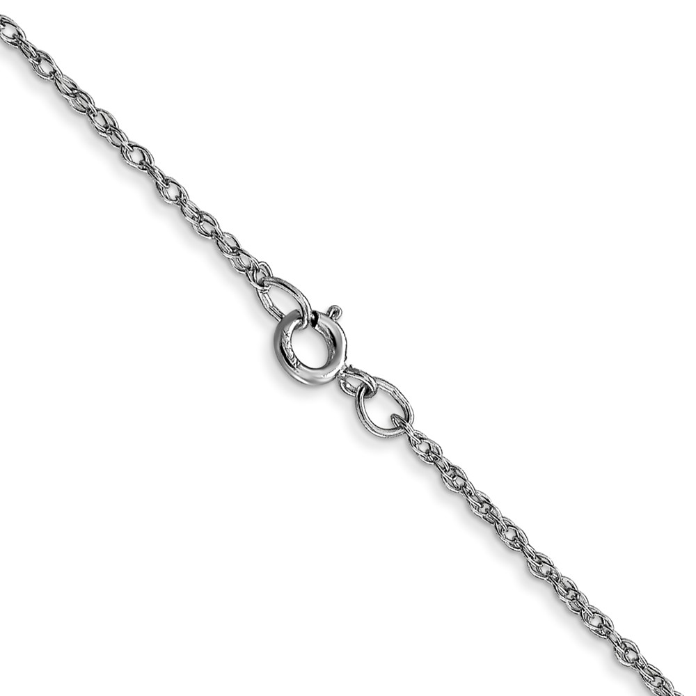 10k White Gold .95mm Carded Cable Rope Chain (10K8RW-16)
