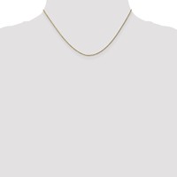 10K.95mm Yellow Gold Carded Cable Rope Chain view 4