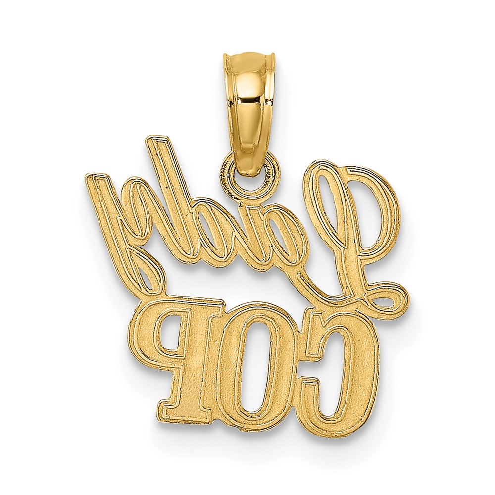 10k LADY COP Charm (10K908)