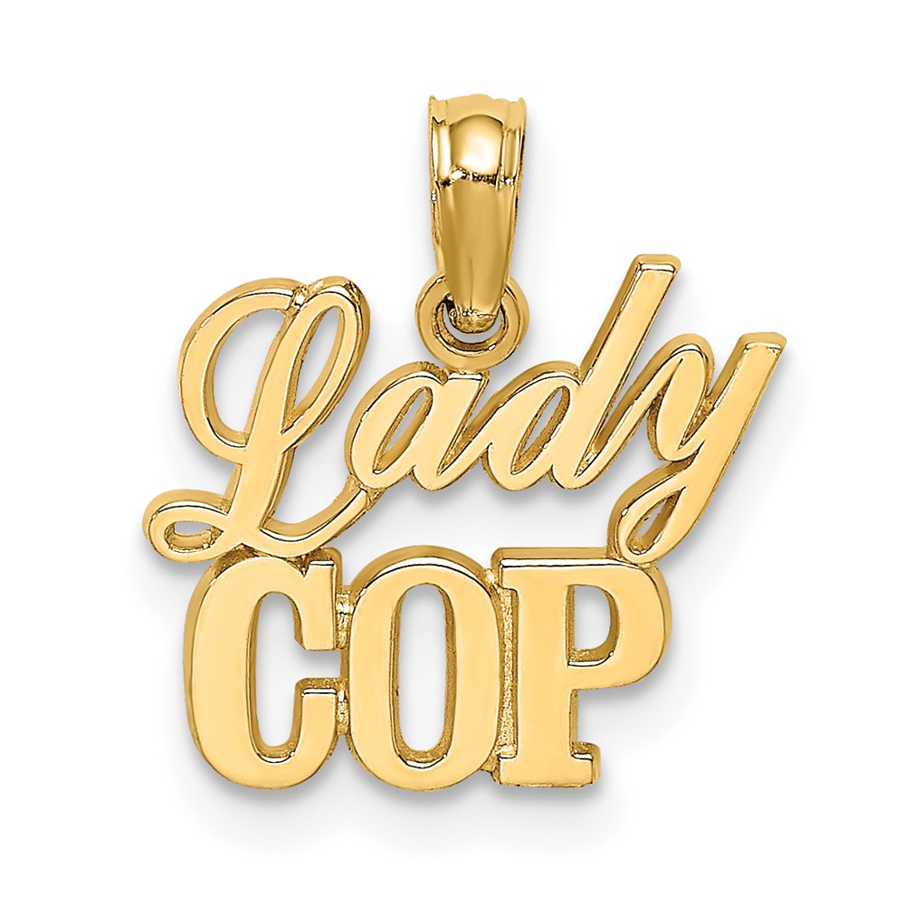 10k LADY COP Charm (10K908)