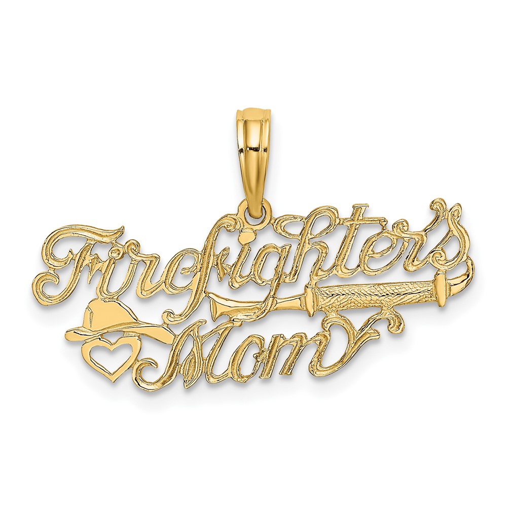 10k FIREFIGHTER'S MOM Charm (10K919)