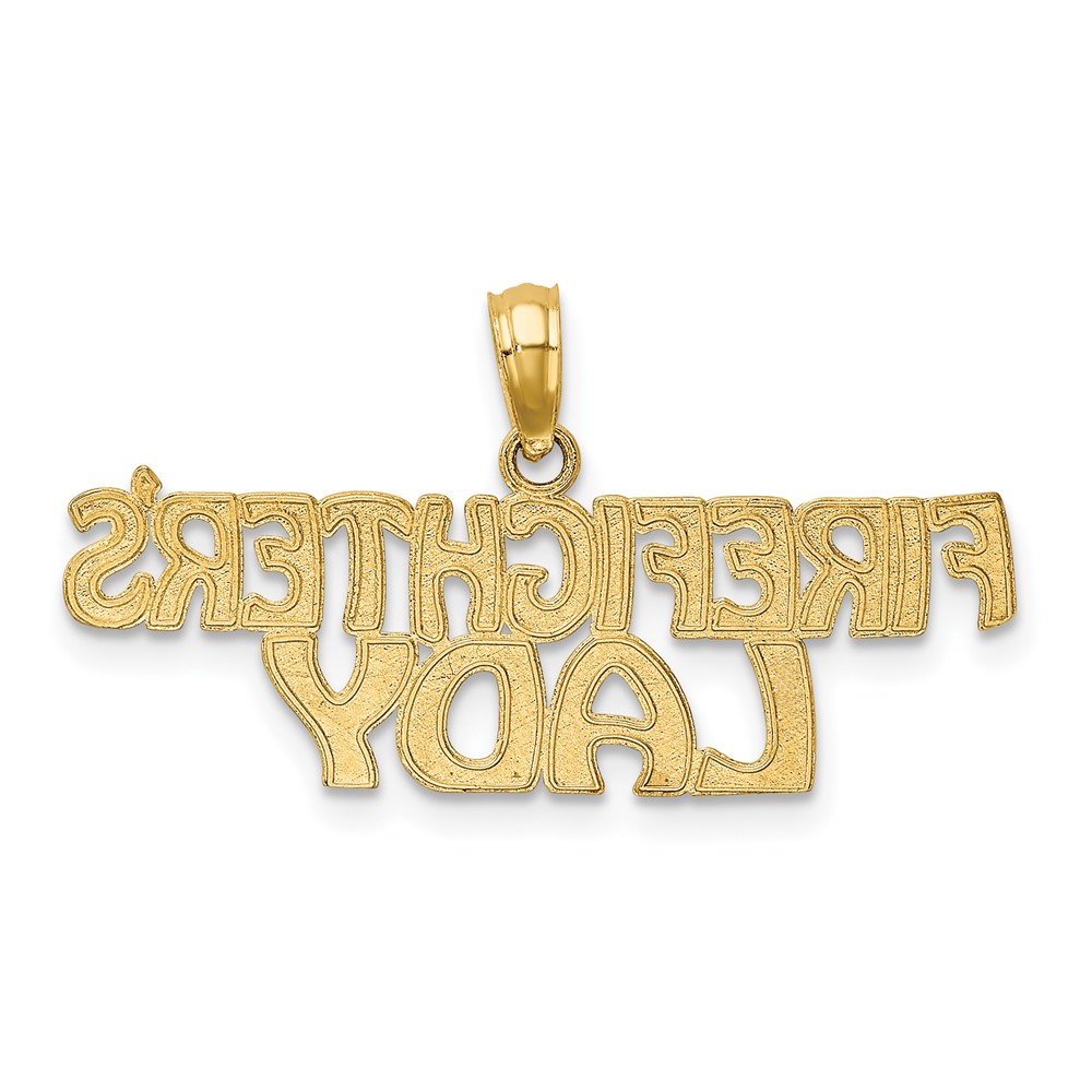 10k FIREFIGHTER'S LADY Charm (10K921)
