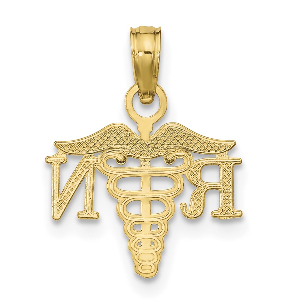 10K RN Caduceus Charm (10K9574)