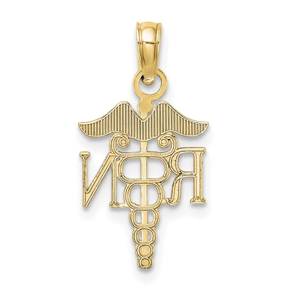 10K RN Caduceus Pendant (10K9575)