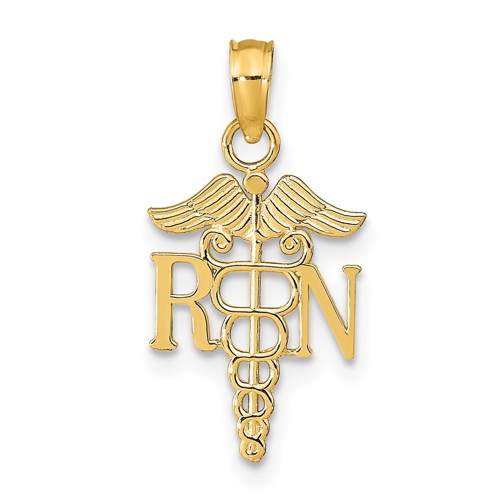 10K RN Caduceus Pendant (10K9575)